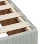 Cama box spring con colchón terciopelo gris claro 200x200 cm de , Camas y somieres - Ref: Foro24-3287842, Precio: 695,42 €, D...