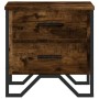 Mesitas noche 2 uds madera ingeniería roble ahumado 40x41x40 cm de , Mesitas de noche - Ref: Foro24-848509, Precio: 70,68 €, ...