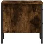 Bedside tables 2 units smoked oak engineered wood 40x41x40 cm by , Nightstands - Ref: Foro24-848509, Price: 69,55 €, Discount: %