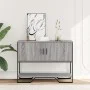 Engineered wood gray Sonoma console table 100x35x74.5 cm by , Side tables - Ref: Foro24-848537, Price: 72,04 €, Discount: %