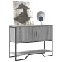 Engineered wood gray Sonoma console table 100x35x74.5 cm by , Side tables - Ref: Foro24-848537, Price: 72,04 €, Discount: %