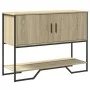 Engineered wood console table in Sonoma oak, 100x35x74.5 cm by , Side tables - Ref: Foro24-848535, Price: 67,59 €, Discount: %