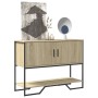 Mesa consola madera de ingeniería roble Sonoma 100x35x74,5 cm de , Mesas auxiliares - Ref: Foro24-848535, Precio: 68,05 €, De...
