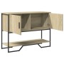 Mesa consola madera de ingeniería roble Sonoma 100x35x74,5 cm de , Mesas auxiliares - Ref: Foro24-848535, Precio: 68,05 €, De...