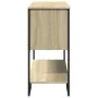 Engineered wood console table in Sonoma oak, 100x35x74.5 cm by , Side tables - Ref: Foro24-848535, Price: 67,59 €, Discount: %