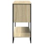 Mesa consola madera de ingeniería roble Sonoma 100x35x74,5 cm de , Mesas auxiliares - Ref: Foro24-848535, Precio: 68,05 €, De...