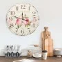 Vintage Wanduhr mit Blumen 60 cm von vidaXL, Wanduhren - Ref: Foro24-325177, Preis: 54,78 €, Rabatt: %
