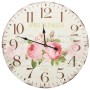 Vintage wall clock with flowers 60 cm by vidaXL, Wall clocks - Ref: Foro24-325177, Price: 45,54 €, Discount: %