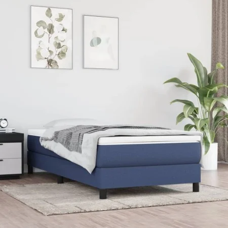 Pocket spring mattress for children, blue fabric, 80x160 cm by , Mattresses - Ref: Foro24-4016541, Price: 103,89 €, Discount: %