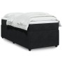 Box spring bed with black synthetic leather mattress 90x190 cm by , Beds and slatted bases - Ref: Foro24-3285610, Price: 300,...