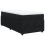 Box spring bed with black synthetic leather mattress 90x190 cm by , Beds and slatted bases - Ref: Foro24-3285610, Price: 300,...