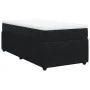 Box spring bed with black synthetic leather mattress 90x190 cm by , Beds and slatted bases - Ref: Foro24-3285610, Price: 304,...