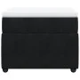 Box spring bed with black synthetic leather mattress 90x190 cm by , Beds and slatted bases - Ref: Foro24-3285610, Price: 304,...