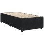Box spring bed with black synthetic leather mattress 90x190 cm by , Beds and slatted bases - Ref: Foro24-3285610, Price: 300,...