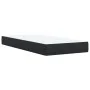Box spring bed with black synthetic leather mattress 90x190 cm by , Beds and slatted bases - Ref: Foro24-3285610, Price: 304,...