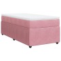 Cama box spring con colchón terciopelo rosa 90x200 cm de , Camas y somieres - Ref: Foro24-3285619, Precio: 300,77 €, Descuent...