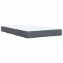 Dark gray velvet box spring bed with mattress 120x190 cm by , Beds and slatted bases - Ref: Foro24-3285627, Price: 429,84 €, ...