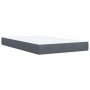 Dark gray velvet box spring bed with mattress 120x200 cm by , Beds and slatted bases - Ref: Foro24-3285633, Price: 400,64 €, ...
