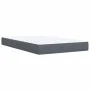 Dark gray velvet box spring bed with mattress 120x200 cm by , Beds and slatted bases - Ref: Foro24-3285633, Price: 385,24 €, ...