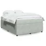 Boxspringbett mit hellgrauem Samtmatratze 140x190 cm. von , Betten und Lattenroste - Ref: Foro24-3285638, Preis: 444,36 €, Ra...