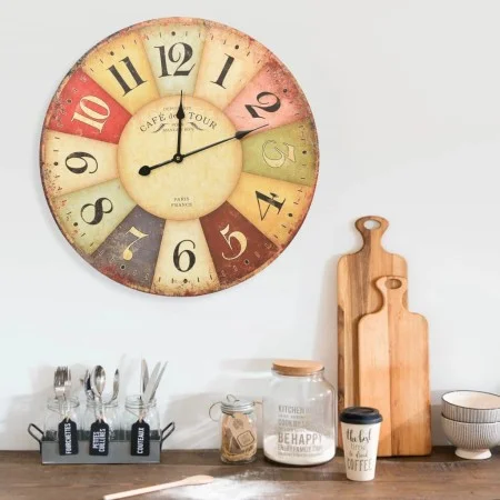 Reloj de pared vintage colorido 60 cm de vidaXL, Relojes de pared - Ref: Foro24-325181, Precio: 63,91 €, Descuento: %