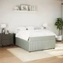 Cama box spring con colchón terciopelo gris claro 140x190 cm de , Camas y somieres - Ref: Foro24-3285638, Precio: 444,36 €, D...