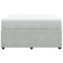 Cama box spring con colchón terciopelo gris claro 140x190 cm de , Camas y somieres - Ref: Foro24-3285638, Precio: 444,36 €, D...