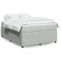 Boxspringbett mit hellgrauem Samtmatratze 140x200 cm. von , Betten und Lattenroste - Ref: Foro24-3285644, Preis: 442,62 €, Ra...