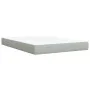 Boxspringbett mit hellgrauem Samtmatratze 140x200 cm. von , Betten und Lattenroste - Ref: Foro24-3285644, Preis: 442,62 €, Ra...