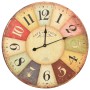 Bunte Vintage-Wanduhr 60 cm von vidaXL, Wanduhren - Ref: Foro24-325181, Preis: 50,71 €, Rabatt: %