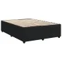 Box spring bed with black velvet mattress 140x200 cm by , Beds and slatted bases - Ref: Foro24-3285646, Price: 489,26 €, Disc...