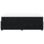 Cama box spring con colchón terciopelo negro 140x200 cm de , Camas y somieres - Ref: Foro24-3285646, Precio: 505,90 €, Descue...