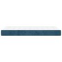 Dark blue velvet pocket spring mattress 80x210x20cm by , Mattresses - Ref: Foro24-4016562, Price: 119,49 €, Discount: %