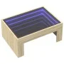 Coffee table with Infinity LED Sonoma oak 70x50x30 cm by , Coffee table - Ref: Foro24-847611, Price: 84,97 €, Discount: %