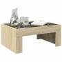 Coffee table with Infinity LED Sonoma oak 70x50x30 cm by , Coffee table - Ref: Foro24-847611, Price: 84,97 €, Discount: %
