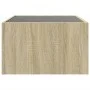 Coffee table with Infinity LED Sonoma oak 70x50x30 cm by , Coffee table - Ref: Foro24-847611, Price: 84,97 €, Discount: %
