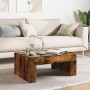 Coffee table with Infinity LED smoked oak 70x50x30 cm by , Coffee table - Ref: Foro24-847613, Price: 91,26 €, Discount: %