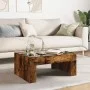 Coffee table with Infinity LED smoked oak 70x50x30 cm by , Coffee table - Ref: Foro24-847613, Price: 89,99 €, Discount: %