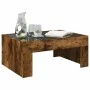 Coffee table with Infinity LED smoked oak 70x50x30 cm by , Coffee table - Ref: Foro24-847613, Price: 89,99 €, Discount: %