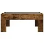 Coffee table with Infinity LED smoked oak 70x50x30 cm by , Coffee table - Ref: Foro24-847613, Price: 89,99 €, Discount: %