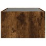 Coffee table with Infinity LED smoked oak 70x50x30 cm by , Coffee table - Ref: Foro24-847613, Price: 91,26 €, Discount: %