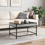 Coffee table with Infinity LED gray Sonoma 70x50x41 cm by , Coffee table - Ref: Foro24-847685, Price: 89,38 €, Discount: %