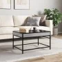Coffee table with Infinity LED gray Sonoma 70x50x41 cm by , Coffee table - Ref: Foro24-847685, Price: 87,73 €, Discount: %