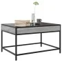 Coffee table with Infinity LED gray Sonoma 70x50x41 cm by , Coffee table - Ref: Foro24-847685, Price: 87,73 €, Discount: %