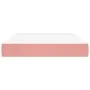 Colchón de muelles ensacados terciopelo rosa 120x210x20 cm de , Colchones - Ref: Foro24-4016581, Precio: 165,30 €, Descuento: %