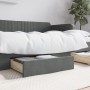 Cajones de cama 2 uds madera de ingeniería y tela gris oscuro de , Camas y accesorios - Ref: Foro24-833927, Precio: 60,10 €, ...