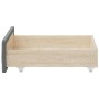 Cajones de cama 2 uds madera de ingeniería y tela gris oscuro de , Camas y accesorios - Ref: Foro24-833927, Precio: 60,10 €, ...