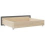 Cajones de cama 2 uds madera de ingeniería y tela gris oscuro de , Camas y accesorios - Ref: Foro24-833927, Precio: 60,10 €, ...