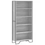 Engineered wood bookshelf in Sonoma gray color, 80x31x169 cm by , Bookcases and shelves - Ref: Foro24-3295315, Price: 92,30 €...