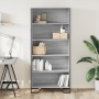 Ingenieurholzregal in Sonoma-Grau, 80x31x169 cm. von , Bücherregale und Regale - Ref: Foro24-3295315, Preis: 93,42 €, Rabatt: %